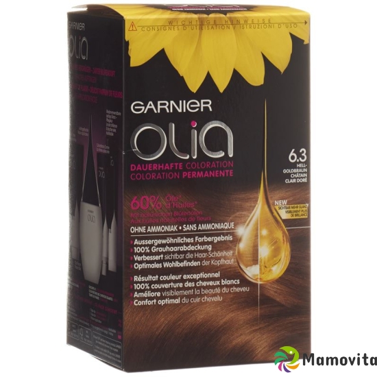 Olia Hair Color 6.3 Light Golden Brown buy online