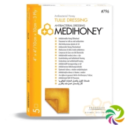 Medihoney Medical Honey Tuell 10x10cm Anti St 5 Stück