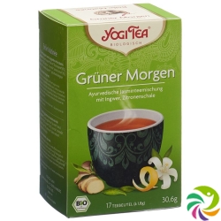 Yogi Green Tea Grüner Morgen Beutel 17 Stück