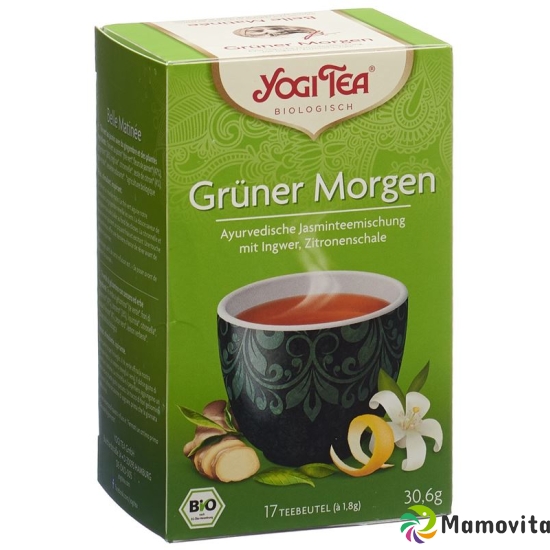 Yogi Green Tea Grüner Morgen Beutel 17 Stück buy online