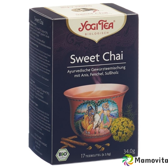 Yogi Chai Tee Sweet Chai Beutel 17 Stück buy online