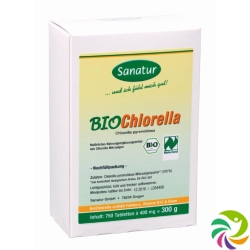 Bio Chlorella Hau Tabletten 400mg Refill 750 Stück