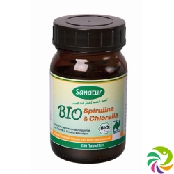 Spirulina&chlorella Hau Bio Tabletten 400mg 250 Stück