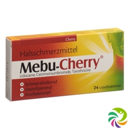 Mebu-cherry Lutschtabletten 24 Stück