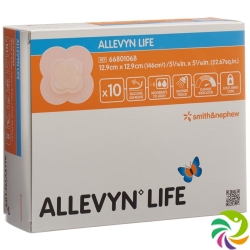 Allevyn Life Adhäsiver Silikonschaumverband 12.9x12.9xcm 10 Stück