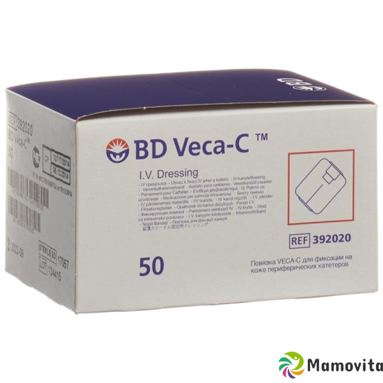 BD Veca-c Katheter Fixierverband Sichtfenst 50 Stück buy online