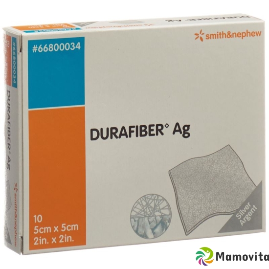 Durafiber Ag Wundauflage 5x5cm Steril 10 Stück buy online