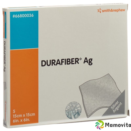 Durafiber Ag Wundauflage 15x15cm Steril 5 Stück buy online