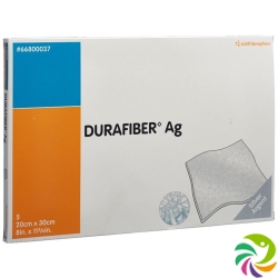 Durafiber Ag Wundauflage 20x30cm Steril 5 Stück