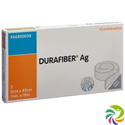 Durafiber Ag Wundauflage 2x45cm Steril Rope 5 Stück