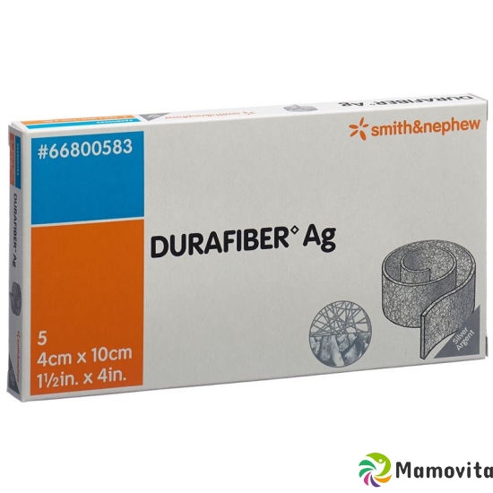 Durafiber Ag Wundauflage 4x10cm Steril 5 Stück buy online