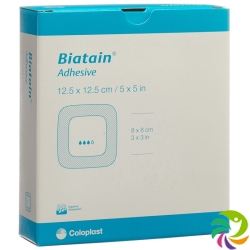 Biatain Adhesive Schaumverband 12.5x12.5cm 10 Stück