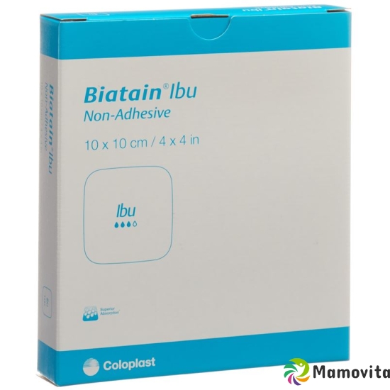 Biatain Ibu Non-Adhesive Schaumverband 10x10cm 5 Stück buy online