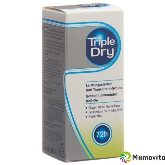 Triple Dry Anti-Transpirant Roll-On 50ml buy online