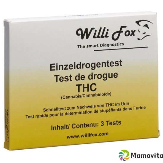 Willi Fox drug test THC single urine 3 pcs buy online