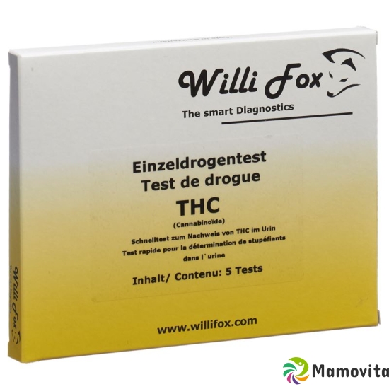 Willi Fox drug test THC single urine 5 pcs buy online