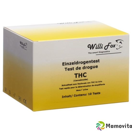 Willi Fox drug test THC individual urine 10 pcs buy online