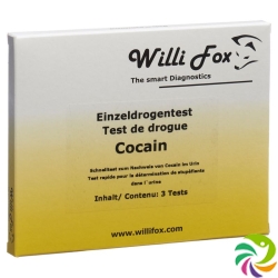 Willi Fox drug test cocaine individual urine 3 pcs