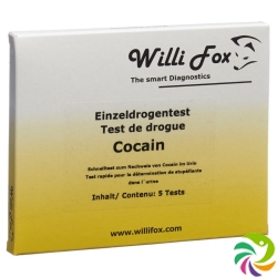 Willi Fox drug test cocaine individual urine 5 pcs