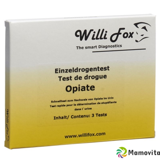 Willi Fox drug test opiates single urine 3 pcs buy online