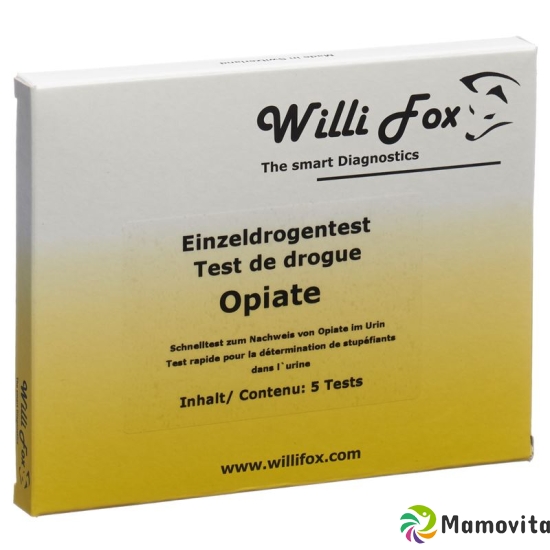 Willi Fox drug test opiates single urine 5 pcs buy online