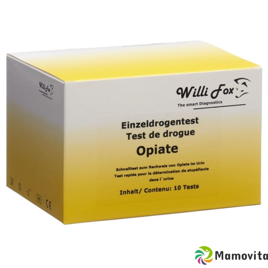 Willi Fox drug test opiates individual urine 10 pcs buy online