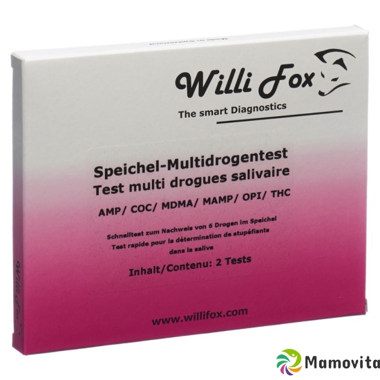 Willi Fox drug test saliva drug Multi 6 2 pcs buy online