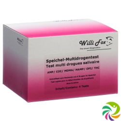 Willi Fox drug test saliva drug Multi 6 4 pcs