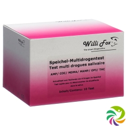 Willi Fox drug test saliva drug Multi 6 10 pc