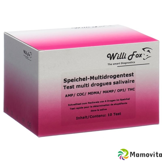 Willi Fox drug test saliva drug Multi 6 10 pc buy online