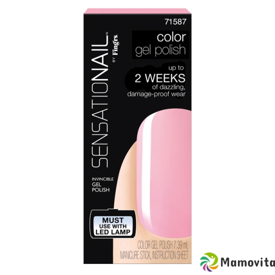 Fingrs Sensationail Gel Polish Pink Chiffon buy online