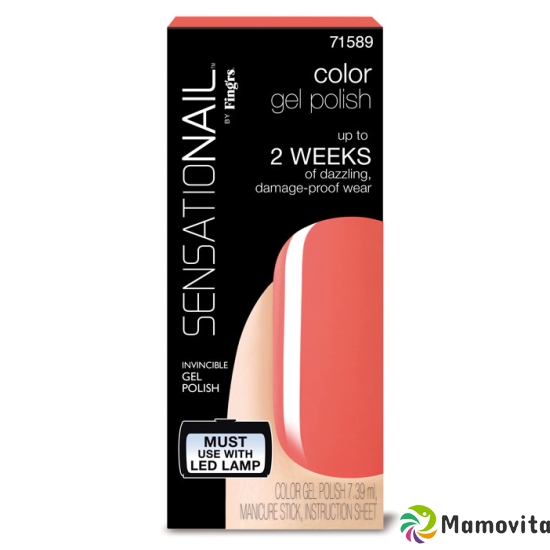 Fingrs Sensationail Gel Polish Coral Sunset buy online