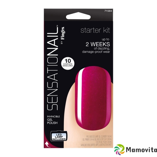 Fingrs Sensationail Starter Kit Raspberry Wine buy online