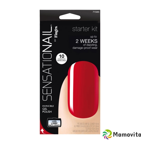 Fingrs Sensationail Starter Kit Scarlet Red buy online