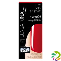 Fingrs Sensationail Gel Polish Scarlet Red