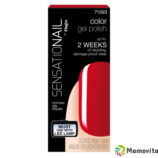 Fingrs Sensationail Gel Polish Scarlet Red buy online