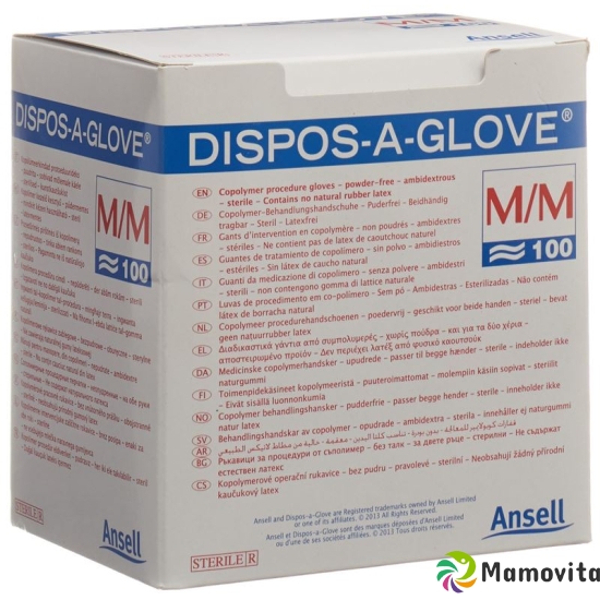 Dispos A Glove U-hs Grösse M Steril 100 X buy online