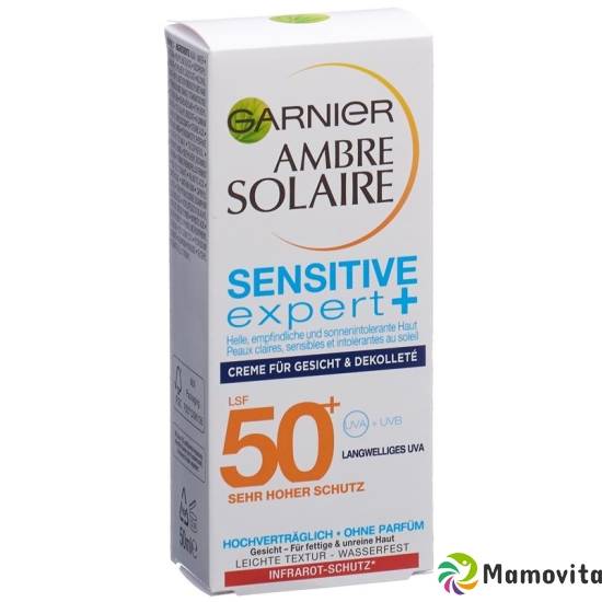 Ambre Solaire Gesichtscr Sensi Expert+ Sf50+ 75ml buy online