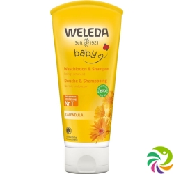 Weleda Baby Calendula Waschlotion & Shampoo 200ml