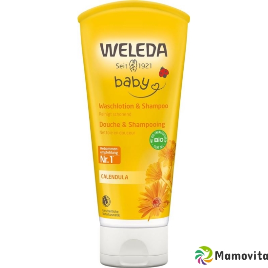 Weleda Baby Calendula Waschlotion & Shampoo 200ml buy online