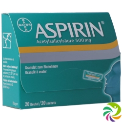 Aspirin Granulat 500mg Beutel 20 Stück