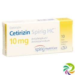 Cetirizin Spirig HC Filmtabletten 10mg 10 Stück