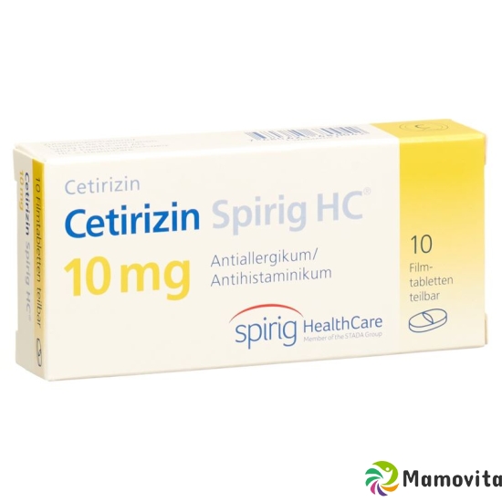 Cetirizin Spirig HC Filmtabletten 10mg 10 Stück buy online