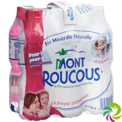 Mont Roucous Mineralwasser Pet Pack 6x 50cl