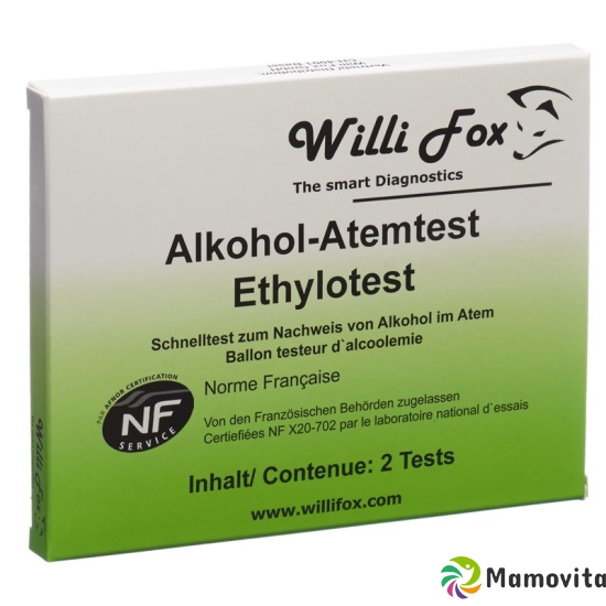 Willi Fox Alkoholtester 2 Stück buy online