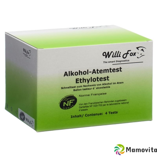 Willi Fox Alkoholtester 4 Stück buy online