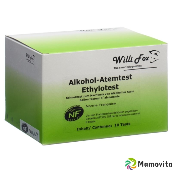 Willi Fox Alkoholtester 10 Stück buy online