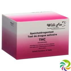 Willi Fox drug test THC saliva 5 pcs