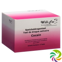 Willi Fox cocaine drug test saliva 3 pcs