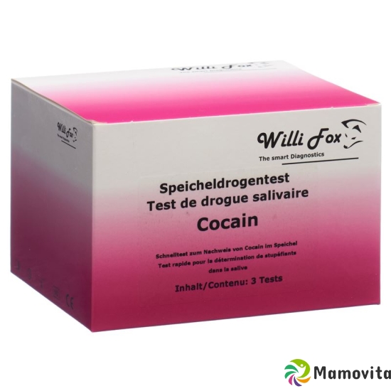 Willi Fox cocaine drug test saliva 3 pcs buy online